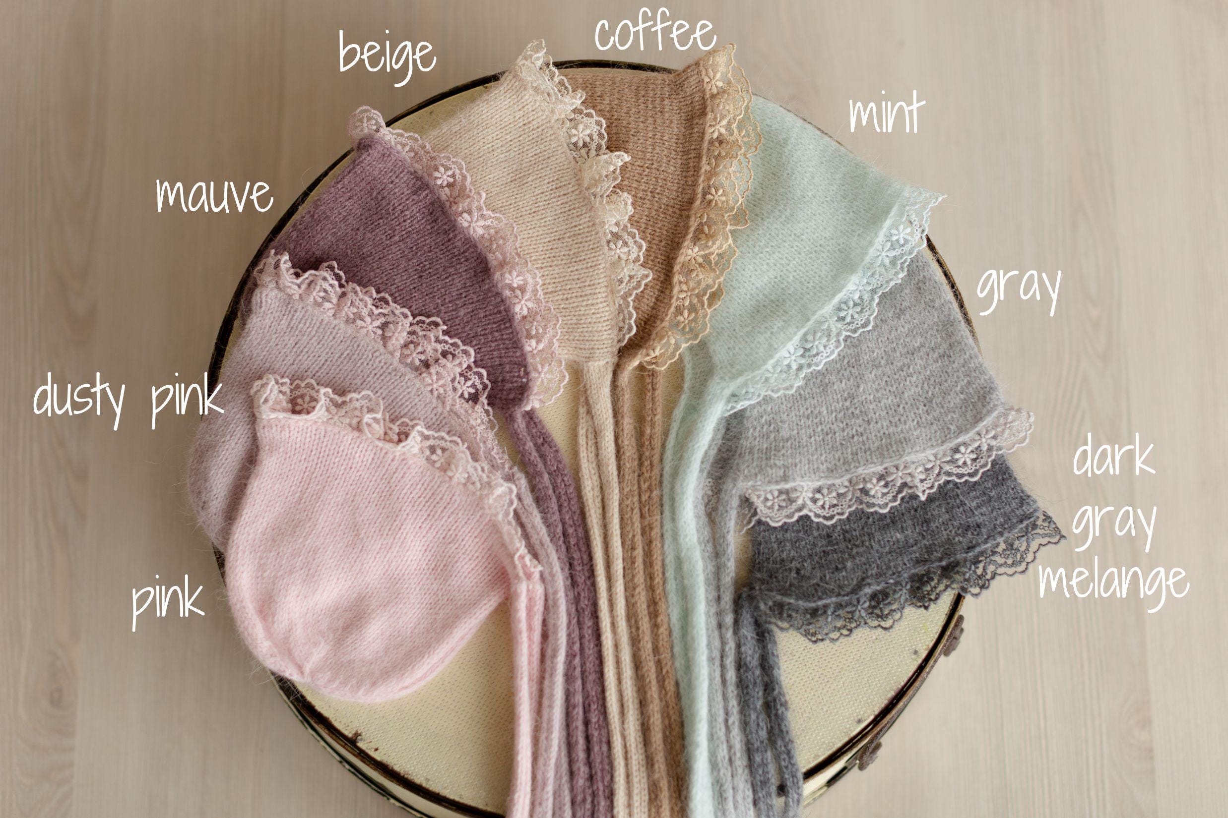 Newborn Knit Bonnet and Wrap for Newborn Photography Prop, Baby Crochet Bonnet, Newborn Girl Coming Home Outfit Newborn, New Baby Gift Girl