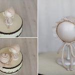 Newborn Knit Bonnet and Wrap for Newborn Photography Prop, Baby Crochet Bonnet, Newborn Girl Coming Home Outfit Newborn, New Baby Gift Girl