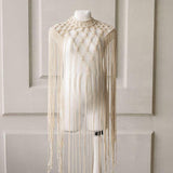 Festival Macrame Dress in Boho Style, Boho Macrame Festival Outfit Dress for Maternity Photoshoots, Maternity Dress in Macrame Style Boho