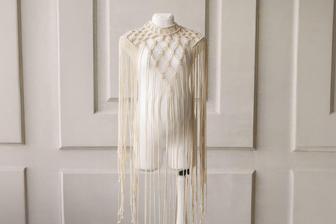 Festival Macrame Dress in Boho Style, Boho Macrame Festival Outfit Dress for Maternity Photoshoots, Maternity Dress in Macrame Style Boho