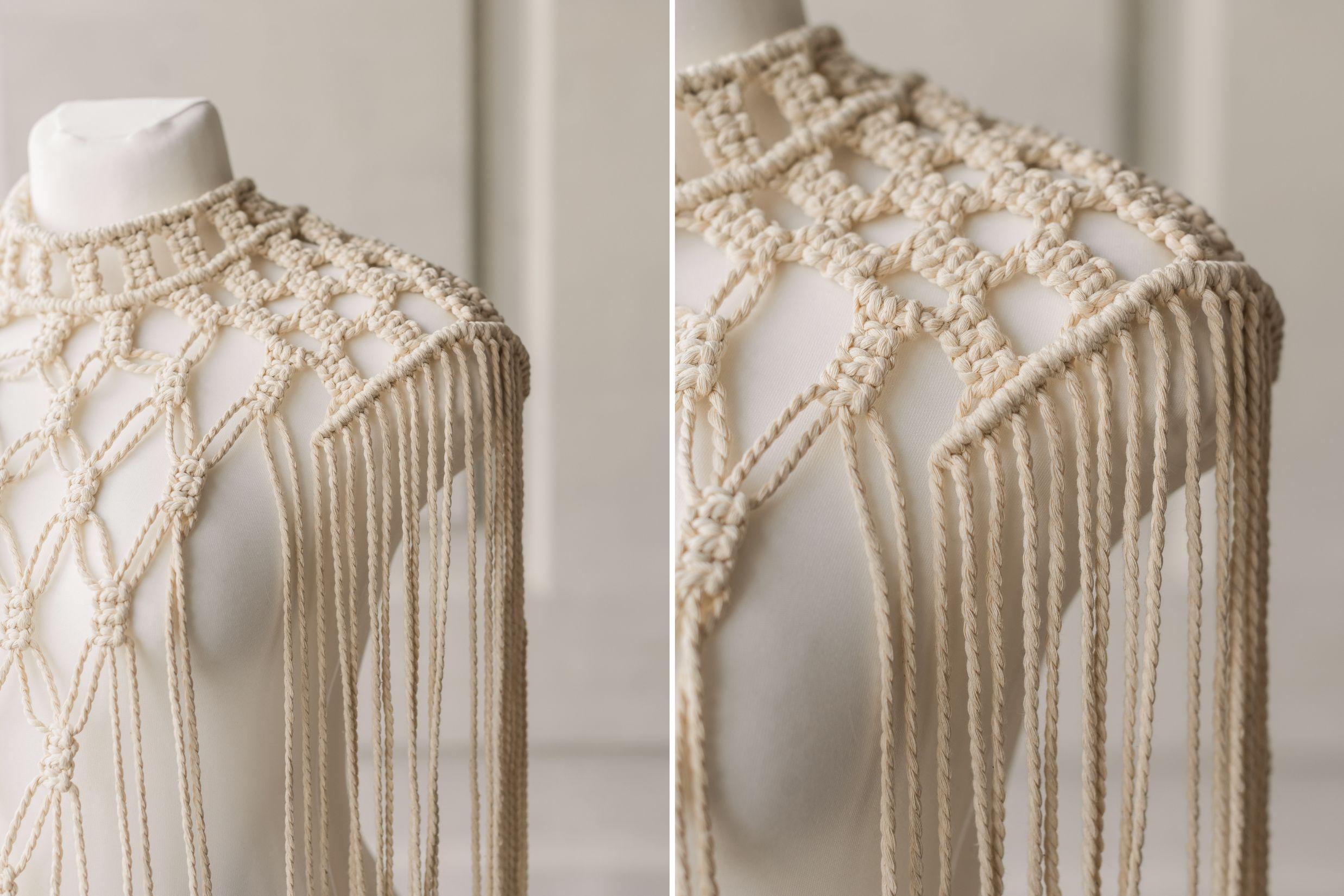 Festival Macrame Dress in Boho Style, Boho Macrame Festival Outfit Dress for Maternity Photoshoots, Maternity Dress in Macrame Style Boho