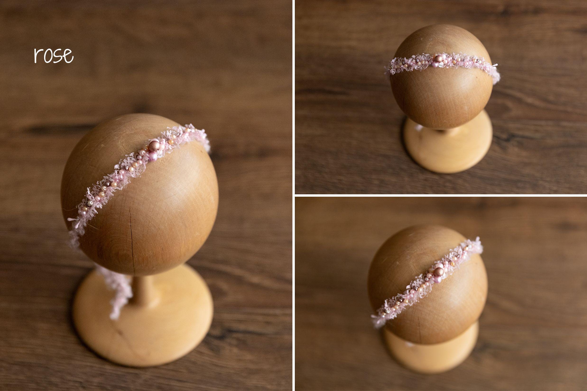 Newborn Headband for Photography, Newborn Tieback, Newborn Headband Girl,Newborn girl headband,Newborn photography props,Newborn photo props