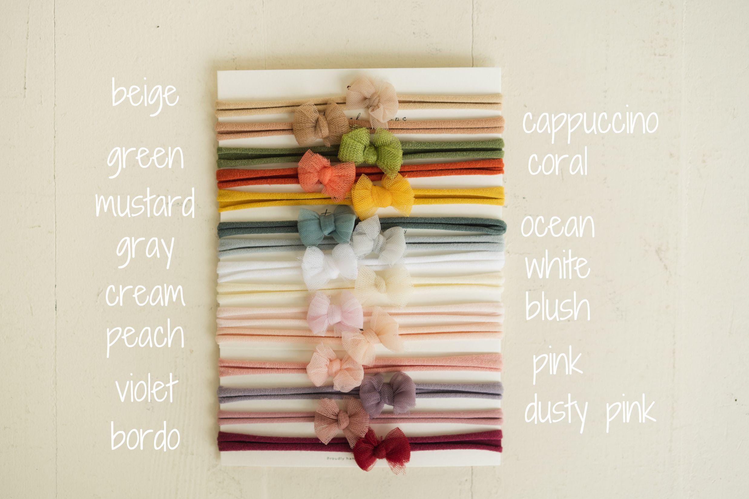 Newborn Bows Headband for Photography, Small Bows Newborn Tieback, Newborn Headband Girl, Newborn girl headband, Newborn photography props