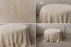 Boho Natural Textured Fabric Backdrop for Newborn Photography props, Newborn Backdrop Fabric, Newborn Fabric Backdrop, Newborn Posing Fabric