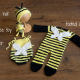 Newborn Bee Costume Photo Props, Bee Newborn Photography props, Baby Bumblebee Outfit, Newborn Coming Home Outfit, Newborn Halloween Outfit