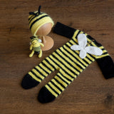 Newborn Bee Costume Photo Props, Bee Newborn Photography props, Baby Bumblebee Outfit, Newborn Coming Home Outfit, Newborn Halloween Outfit
