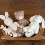 Newborn Knitted Bear Photography Props, Newborn Knit Rabbit Toy, Baby Bear Crochet Toy,Newborn Photography Prop, Knit Newborn Teddy Bear Toy