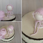 Newborn Knit Bonnet and Wrap for Newborn Photography Prop, Baby Crochet Bonnet, Newborn Girl Coming Home Outfit Newborn, New Baby Gift Girl