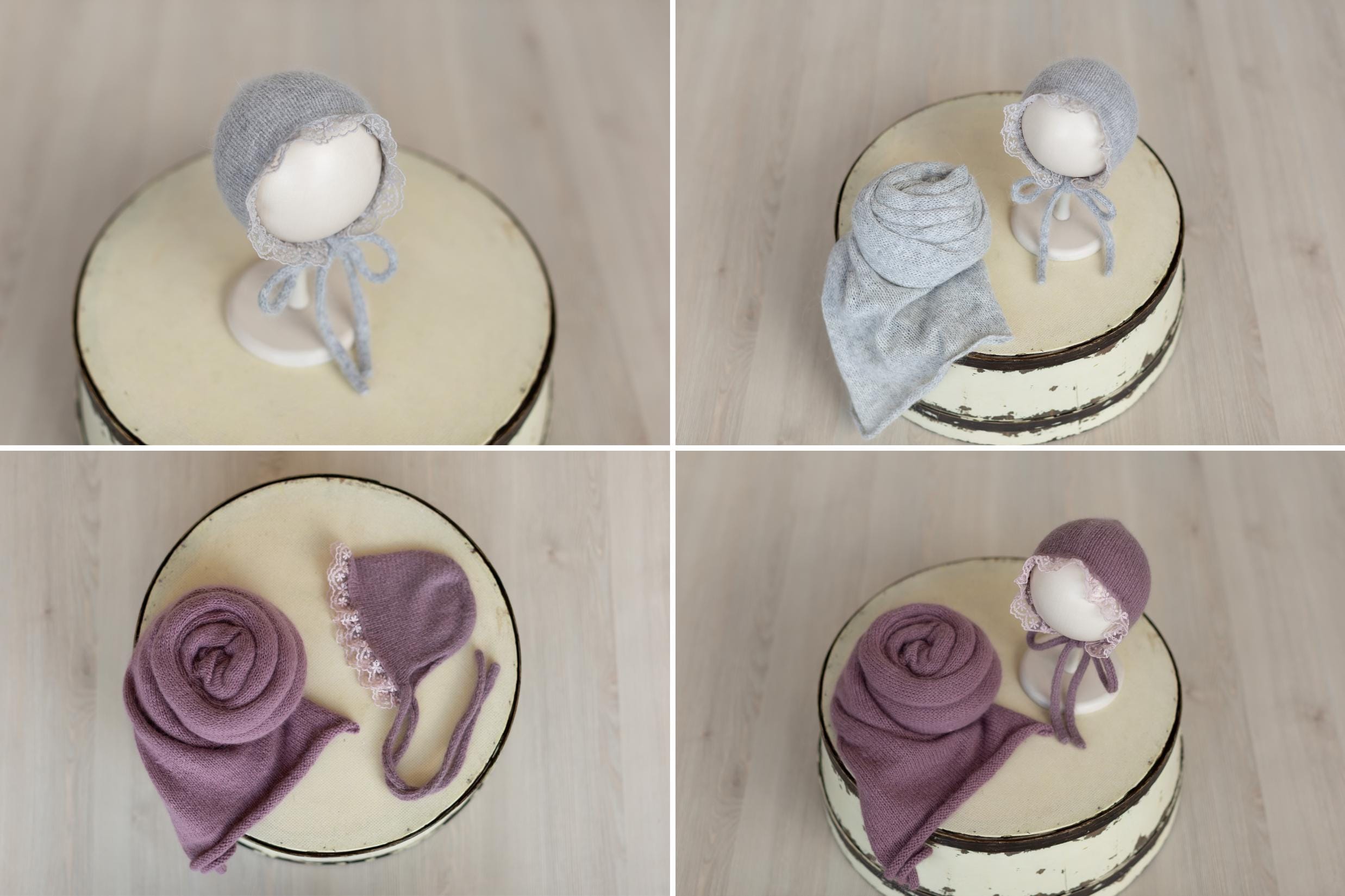 Newborn Knit Bonnet and Wrap for Newborn Photography Prop, Baby Crochet Bonnet, Newborn Girl Coming Home Outfit Newborn, New Baby Gift Girl