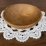 Handmade round macrame layer — soft cotton, boho-chic newborn photography prop for baskets, blankets, or layered backdrops.