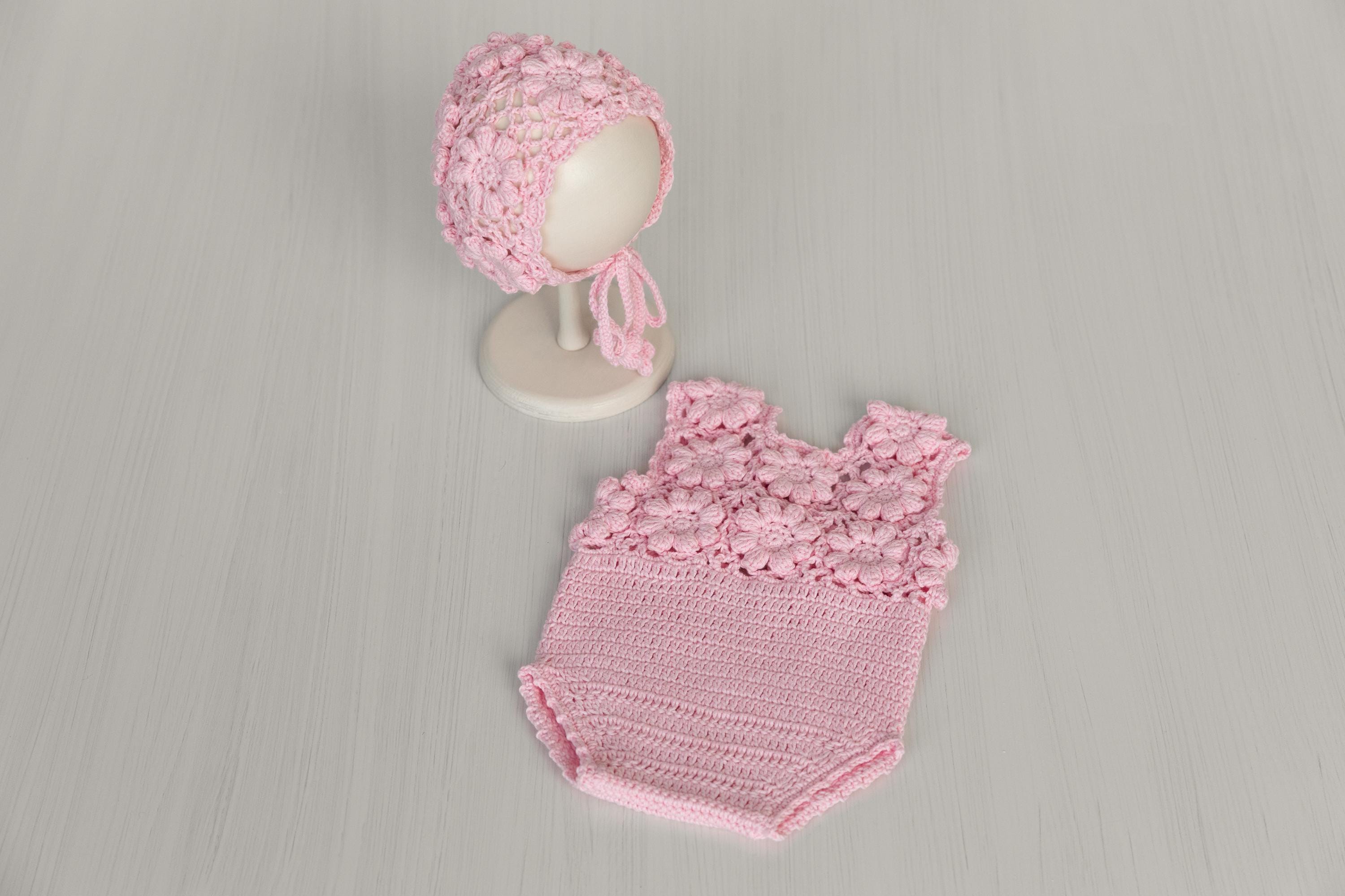 Newborn Crochet Outfit Girl, Newborn Photography Outfit Girl, Newborn Girl Photoshoot Outfit, Coming Home Outfit Baby Girl Newborn Knit