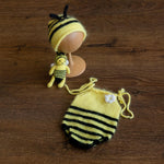Newborn Bee Costume Photo Props, Bee Newborn Photography props, Baby Bumblebee Outfit, Newborn Coming Home Outfit, Newborn Halloween Outfit