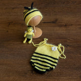 Newborn Bee Costume Photo Props, Bee Newborn Photography props, Baby Bumblebee Outfit, Newborn Coming Home Outfit, Newborn Halloween Outfit