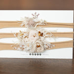 Newborn Girl Headband Boho Style, Newborn Headband Accessories, Newborn Flower Headband, Newborn Photography Props, Baby Accessories