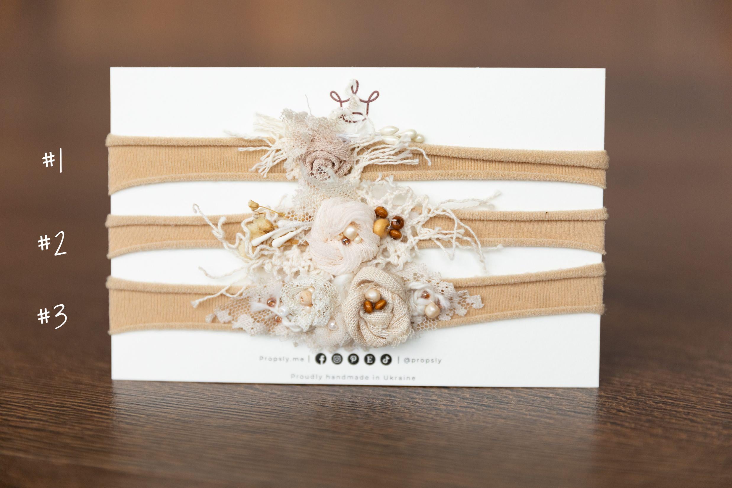 Newborn Girl Headband Boho Style, Newborn Headband Accessories, Newborn Flower Headband, Newborn Photography Props, Baby Accessories