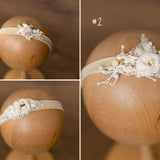 Newborn Girl Headband Boho Style, Newborn Headband Accessories, Newborn Flower Headband, Newborn Photography Props, Baby Accessories