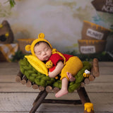 Newborn Teddy Bear Outfit, Baby First Birthday Outfit, Newborn Photography props, Newborn Coming Home Outfit Boy, Newborn Bear Outfit