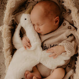 Handmade macrame Moses basket – newborn photography prop and nursery décor