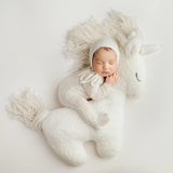 Newborn Unicorn Posing Toy, Newborn Animal Posing Pillow for Newborn Photography prop, Newborn Stuffed Animal Pillow, Newborn Unicorn Pillow