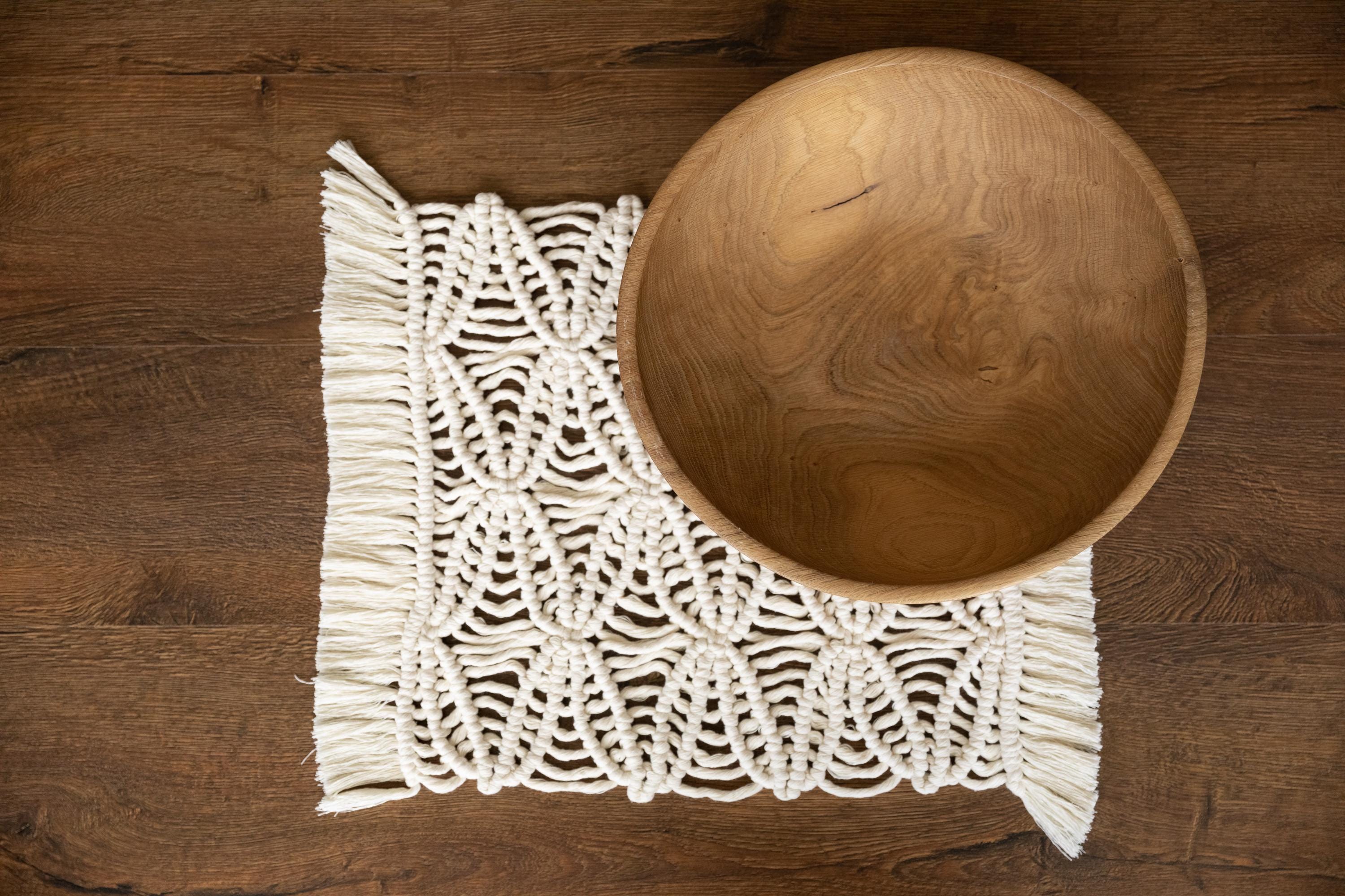 Colourful Macrame Newborn Rug, Newborn Photography props,Macrame Newborn Props,Newborn Knitted Macrame Blanket,Natural Macrame Rug Jute Prop