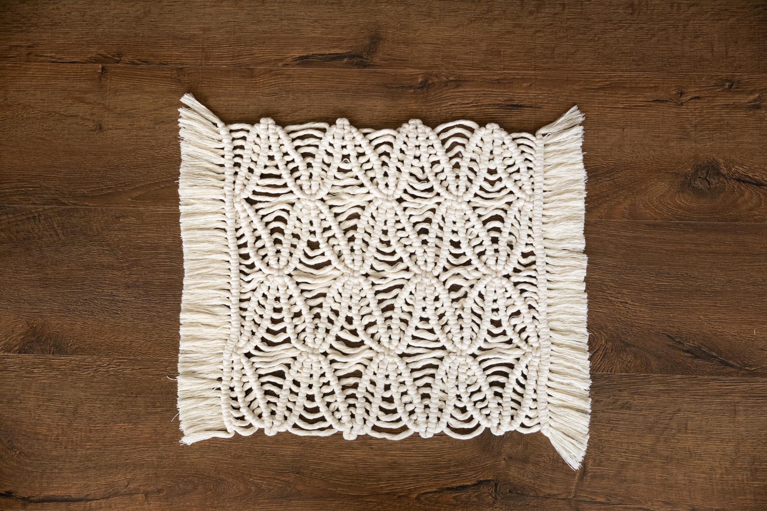 Colourful Macrame Newborn Rug, Newborn Photography props,Macrame Newborn Props,Newborn Knitted Macrame Blanket,Natural Macrame Rug Jute Prop