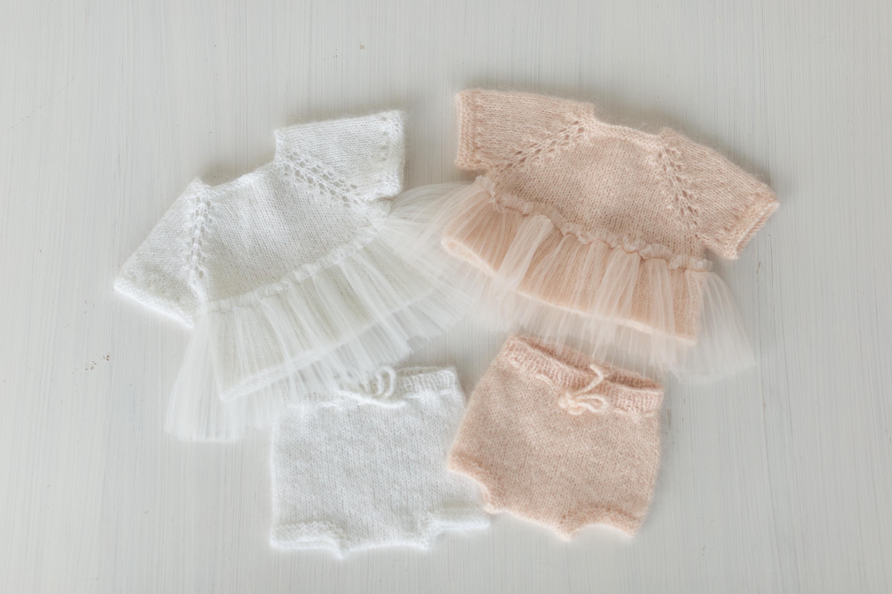 Newborn Knitted Romper for Girl with Headband, Newborn Girl Coming Home Outfit, Newborn Knitted Outfit, Newborn Girl Photo Props