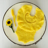 Newborn Frill Romper, Newborn Knitted Romper Girl, Newborn Knitted Outfit Girl, Newborn Photography props, Newborn Girl Coming Home Outfit