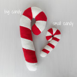 Christmas Candy Cane Pillow for Newborn Photography Props, Newborn Christmas Photo Props, Newborn Posing Pillow, Newborn Lollipop Pillow