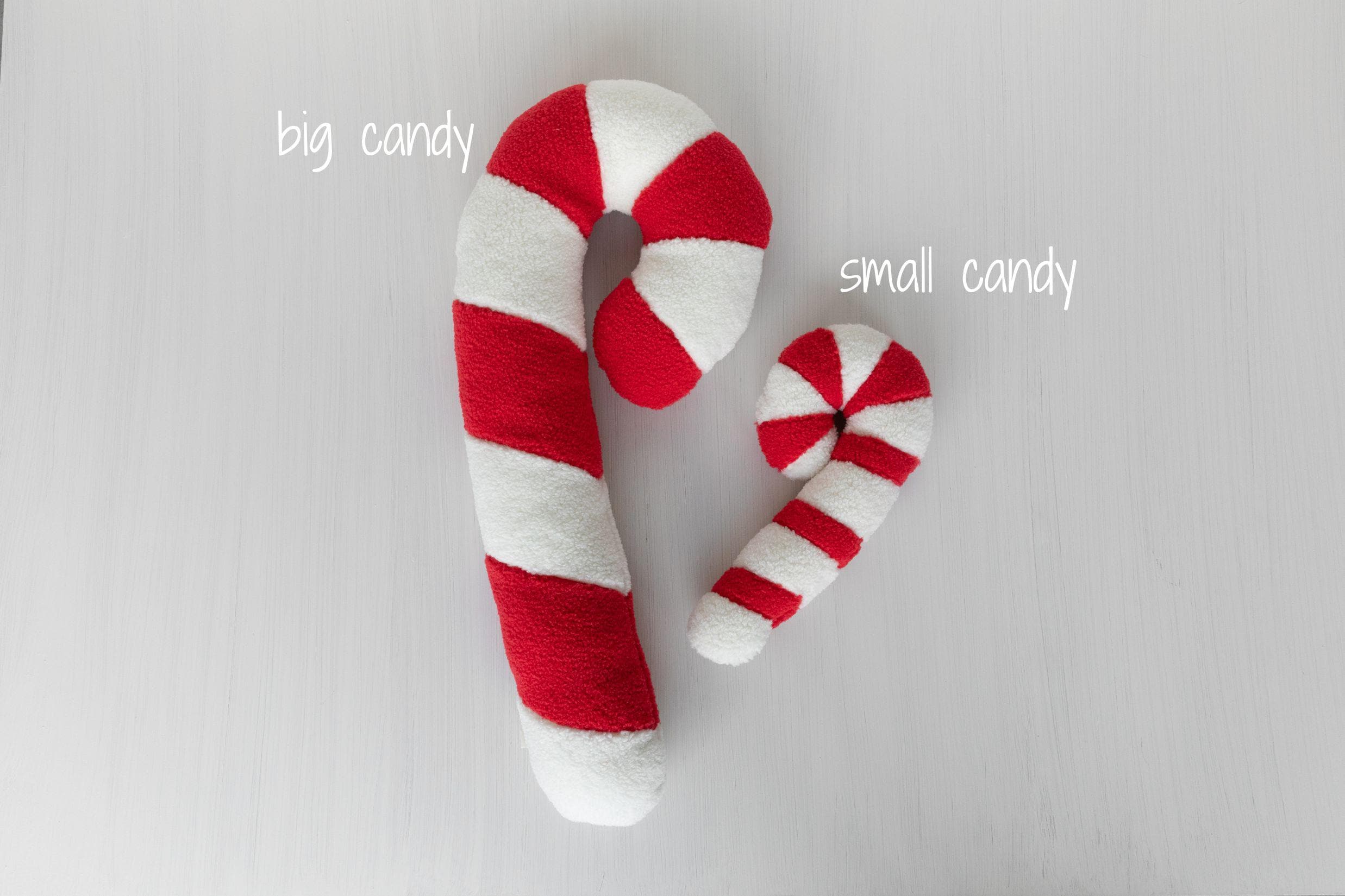 Christmas Candy Cane Pillow for Newborn Photography Props, Newborn Christmas Photo Props, Newborn Posing Pillow, Newborn Lollipop Pillow