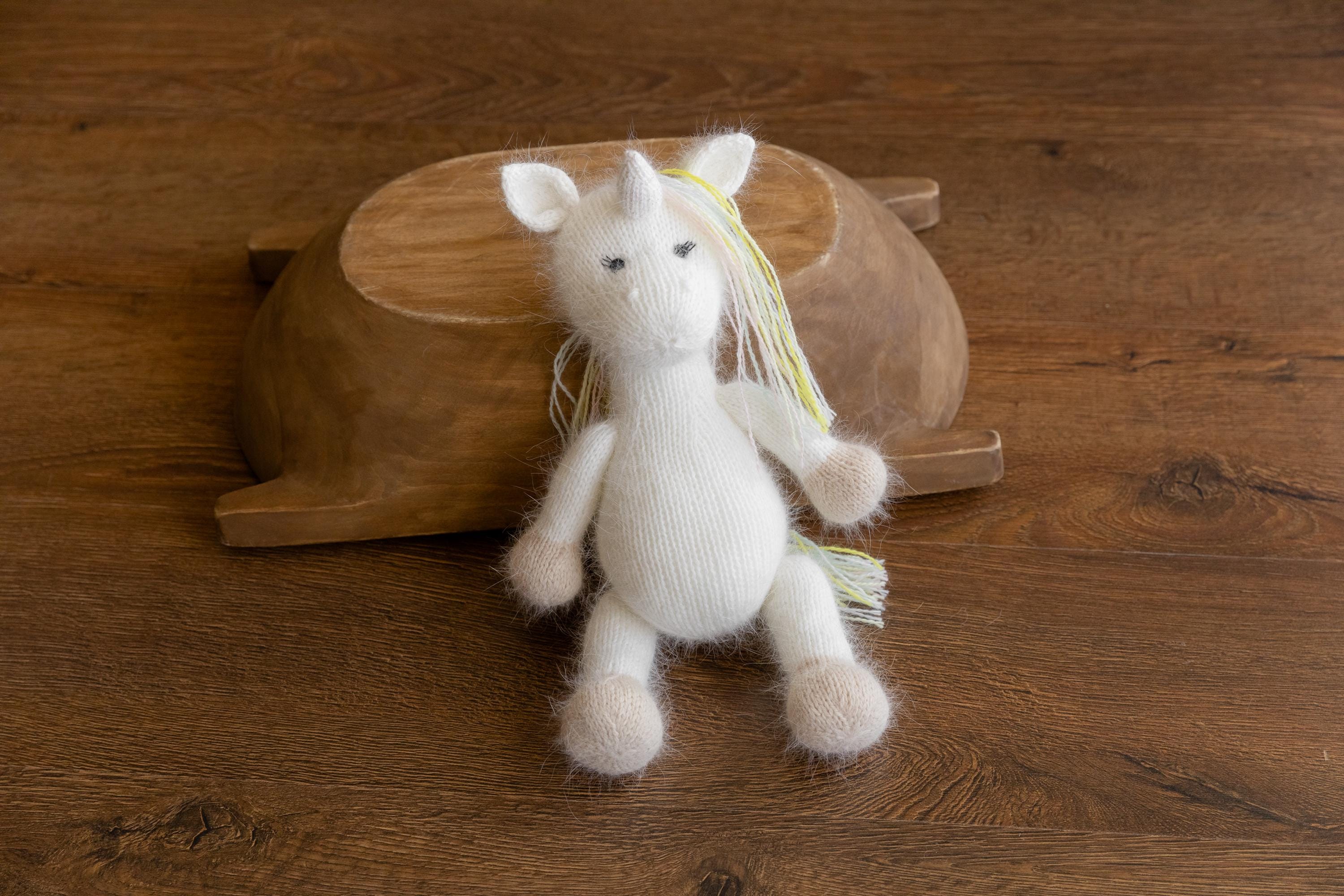 Baby Crochet Animal Toys Birthday Gift, Newborn Photography props, Baby Knitted Toys Baby Shower Gift, Newborn Unicorn Toy, White Swan Toy