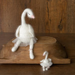 Baby Crochet Animal Toys Birthday Gift, Newborn Photography props, Baby Knitted Toys Baby Shower Gift, Newborn Unicorn Toy, White Swan Toy