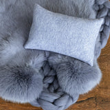 Blue Newborn Photography Props, Newborn Merino Wool Blanket, Newborn Posing Fabric, Newborn Posing Pillow, Newborn Photography Props