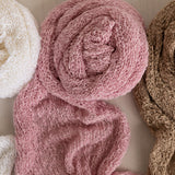 Newborn Bonnet and Wrap, Newborn Wraps for Photography Props, Newborn Boucle Blanket, Newborn Photo Outfit, Newborn Props for Photography