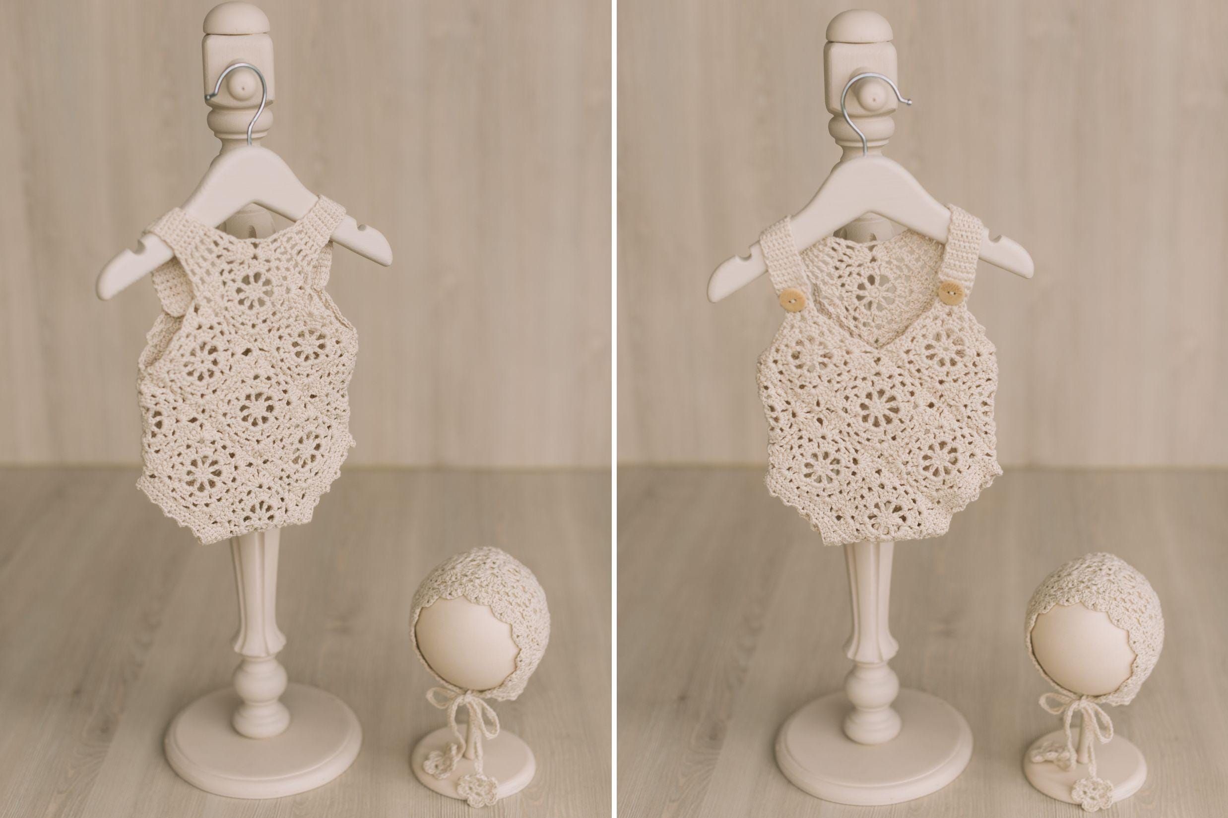 Crochet Newborn Outfit Girl Photography Props Set, Newborn Knitted Blanket, Newborn Posing Pillow, Newborn Crochet Layer,Baby Crochet Pillow