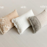 Small Linen Pillow for Newborn Photography, Newborn Photo Pillow, Newborn Photo Props, Newborn Posing Pillow Props, Newborn Linen Pillow