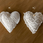 Boho Linen Small Heart Decoration Photo Props, Newborn Photography Props Set, Newborn Heart Photo Props, Baby Heart Toys, Linen Heart Decor