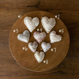 Boho Linen Small Heart Decoration Photo Props, Newborn Photography Props Set, Newborn Heart Photo Props, Baby Heart Toys, Linen Heart Decor