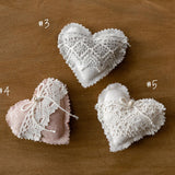 Boho Linen Small Heart Decoration Photo Props, Newborn Photography Props Set, Newborn Heart Photo Props, Baby Heart Toys, Linen Heart Decor