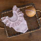 Dusty Pink Newborn Photography Props Set, Newborn Merino Wool Blanket, Newborn Knitted Wrap and Bonnet Set, Newborn Posing Pillow Props