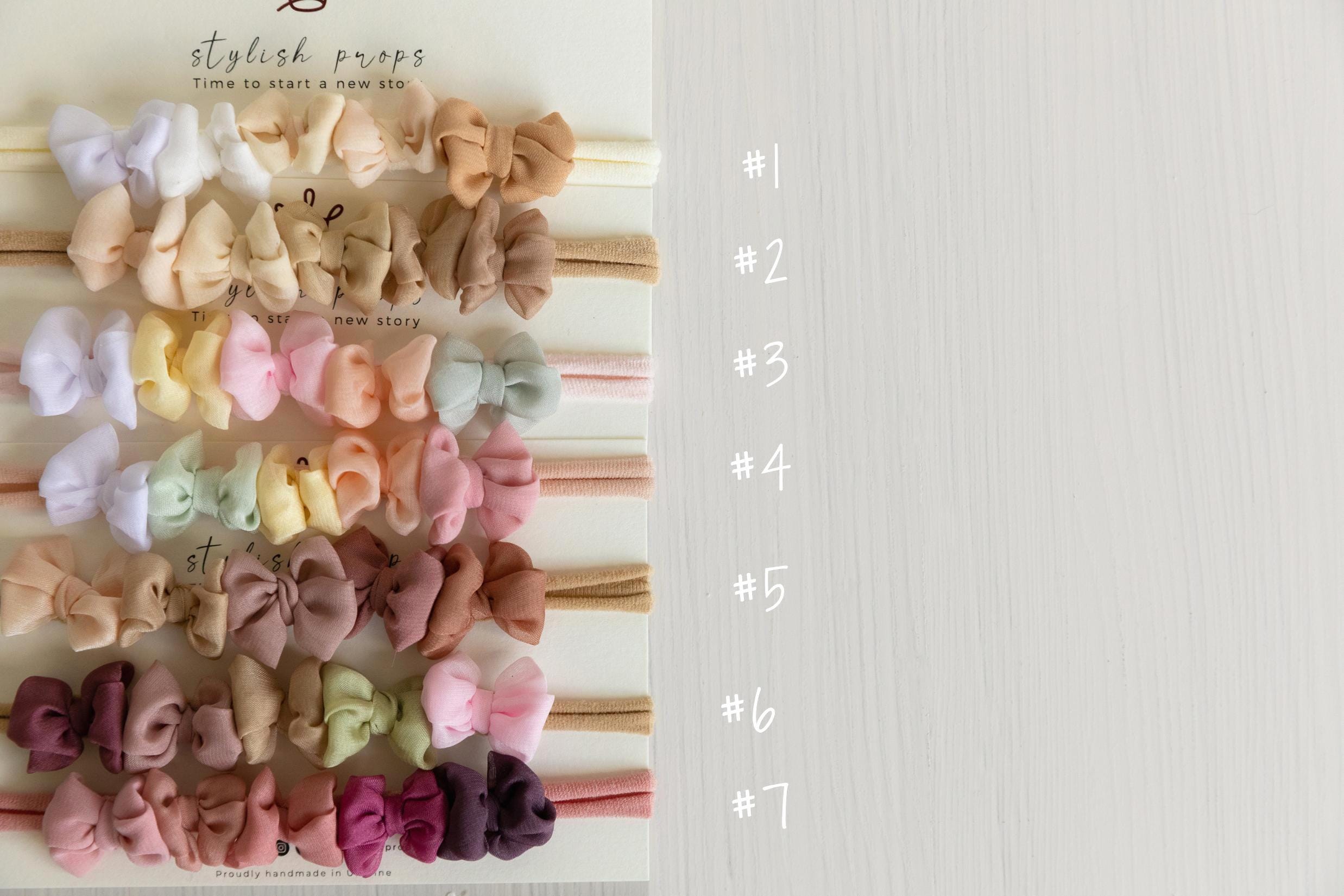 Baby Bow Headband for Newborn Photography Prop, Baby Girl Headband, Newborn Headband Photo Prop, Baby Headbands Girl Outfit, Newborn Tieback