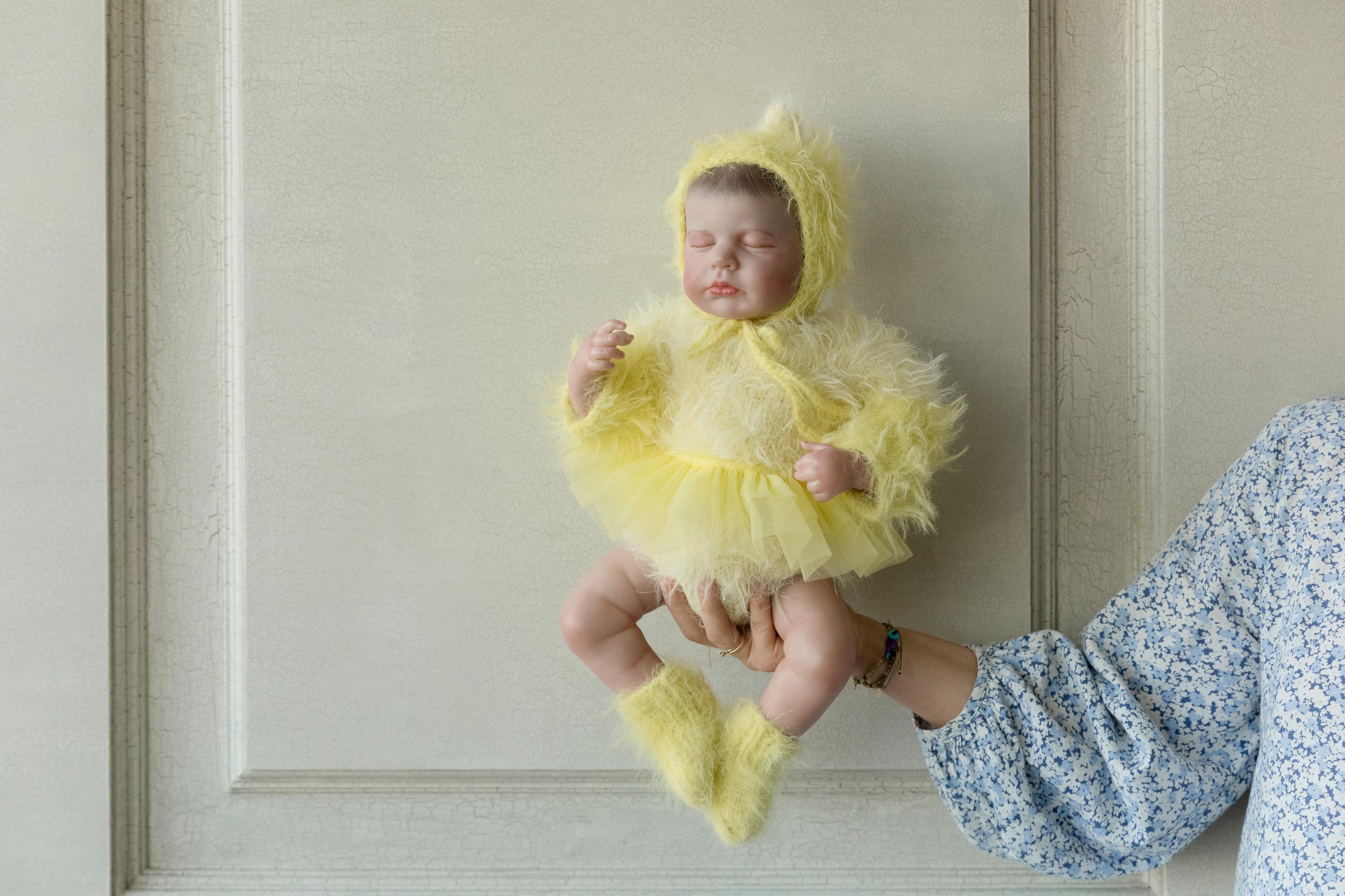 Baby Chicken Outfit Easter Photo Props, Newborn Chicken Photo Props, Newborn Photography props, Newborn Coming Home Outfit Chicken