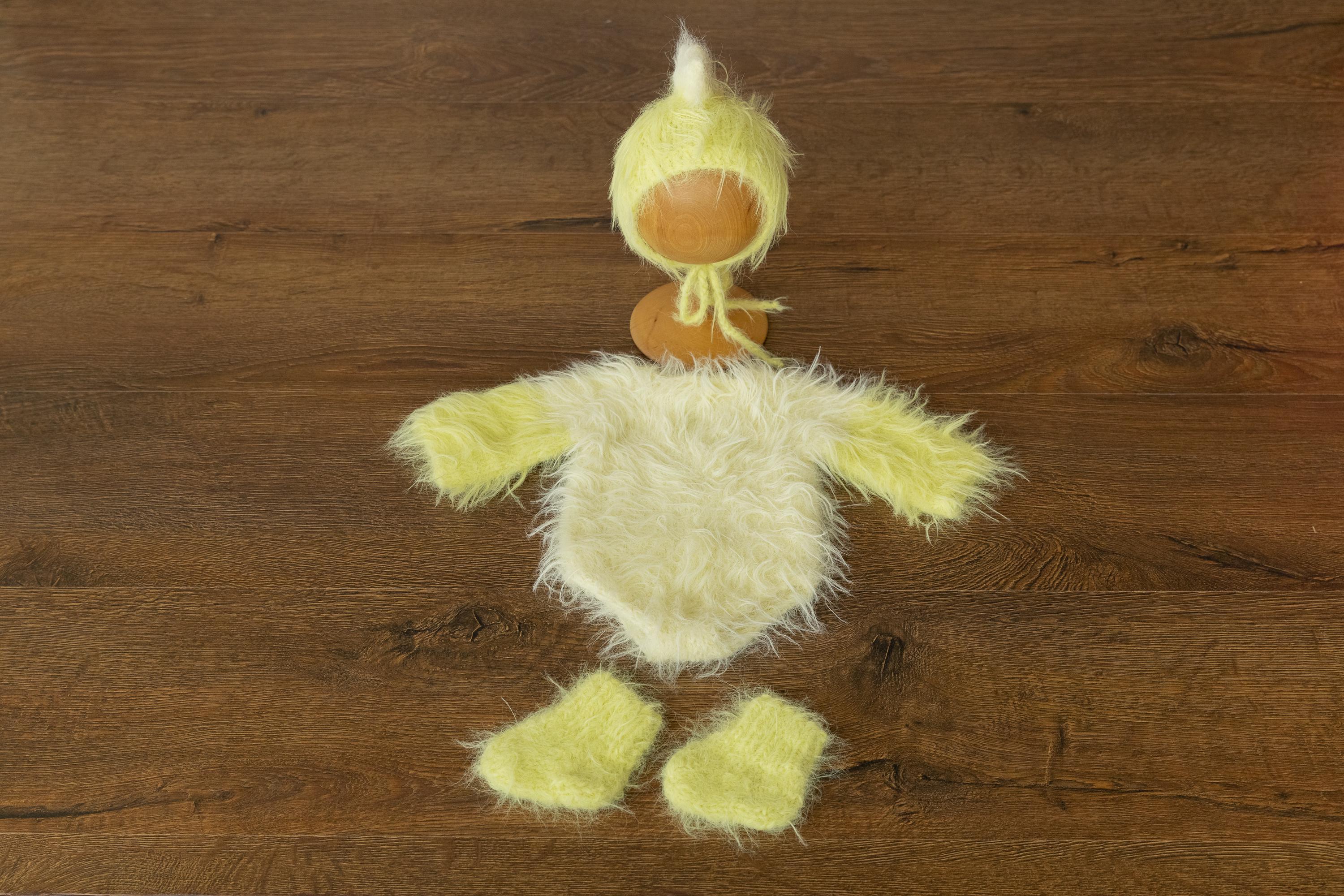 Baby Chicken Outfit Easter Photo Props, Newborn Chicken Photo Props, Newborn Photography props, Newborn Coming Home Outfit Chicken