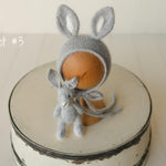 Newborn Bunny Outfit, Newborn Knitted Outfit, Newborn Bunny Hat Knitted, Newborn Photography Props, Newborn Rabbit Outfit, Newborn Bunny Toy