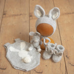 Newborn Bunny Outfit, Newborn Knitted Outfit, Newborn Bunny Hat Knitted, Newborn Photography Props, Newborn Rabbit Outfit, Newborn Bunny Toy