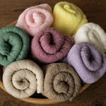 Colorful Knitted Wrap for Newborn photography props, Newborn props for photography, Newborn Wrap Knitted Photo Props, Newborn Knitted Outfit