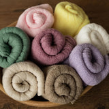 Colorful Knitted Wrap for Newborn photography props, Newborn props for photography, Newborn Wrap Knitted Photo Props, Newborn Knitted Outfit