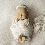 Boho Linen Small Heart Decoration Photo Props, Newborn Photography Props Set, Newborn Heart Photo Props, Baby Heart Toys, Linen Heart Decor