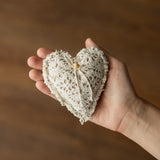 Boho Linen Small Heart Decoration Photo Props, Newborn Photography Props Set, Newborn Heart Photo Props, Baby Heart Toys, Linen Heart Decor