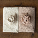 Floral lace wrap and beanbag backdrop – newborn photography prop