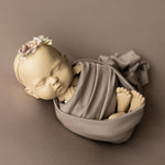 Stretch fabric backdrop for newborn photography props